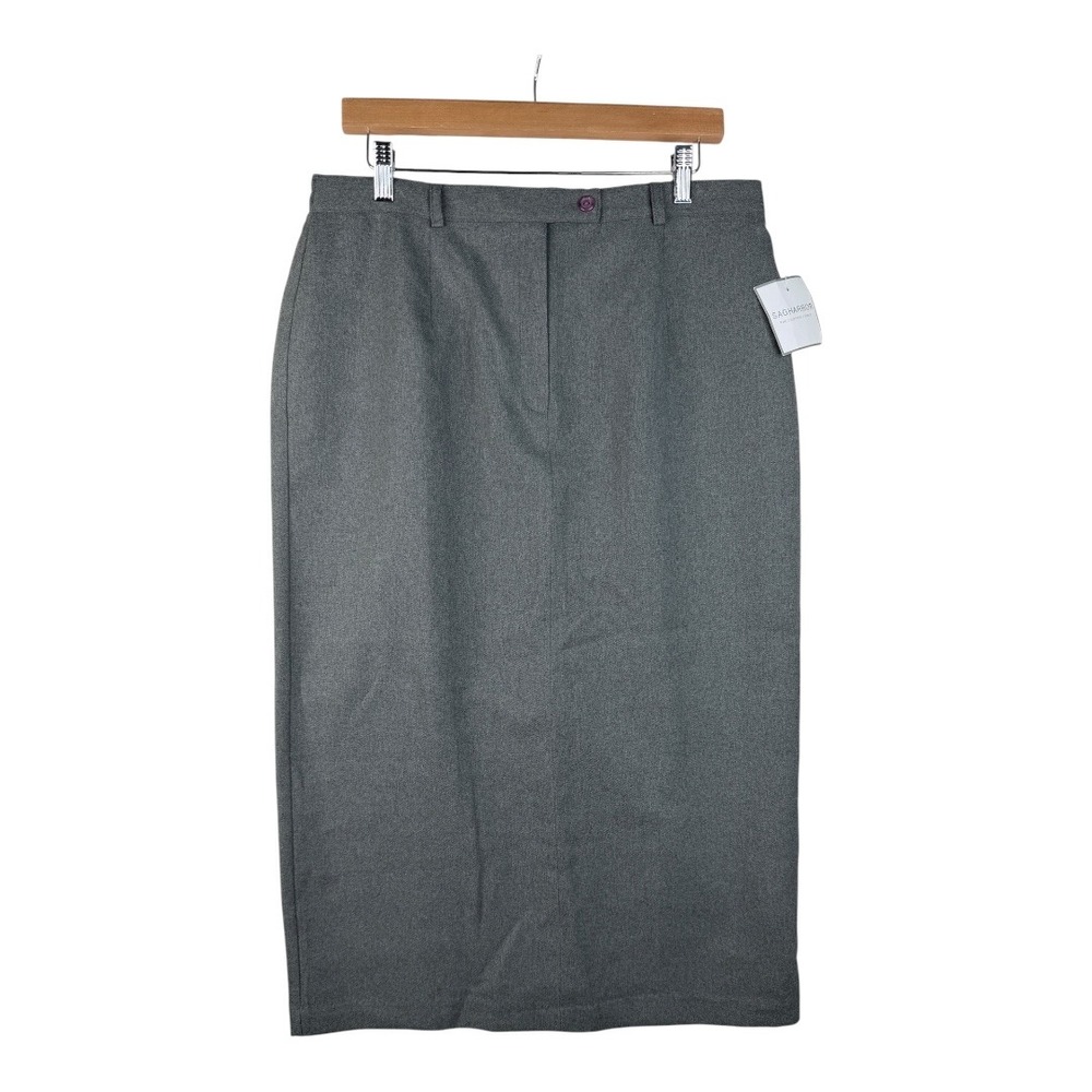Classic Women's Gray Pencil Skirt - Brand Unspecified